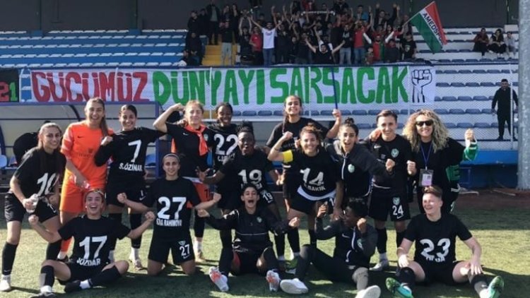 Amedspor Kadın Futbol Takımı'ndan rakibine gol yağmuru