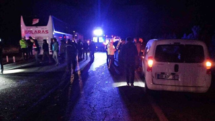 Sivas'ta yola çıkan at kazaya neden oldu: 15 yaralı
