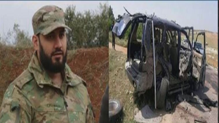 Afrin’de Şam Cephesi komutanının aracına bombalı saldırı