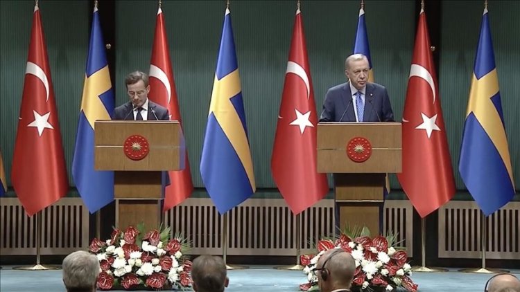 Görüşme sonrası Erdoğan ve İsveç Başbakanı'ndan açıklama
