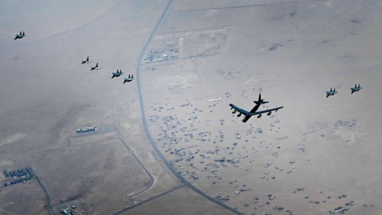 ABD bombardıman uçakları Ortadoğu üzerinde devriye uçuşu yaptı