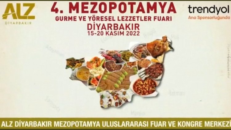 Diyarbakır'da 'Mezopotamya Gurme ve Yöresel Lezzetler Fuarı'
