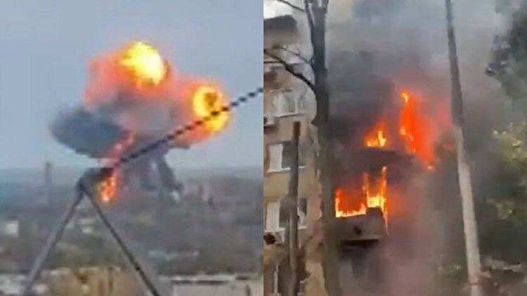 Ukrayna’nın başkenti Kiev'de patlama sesleri!