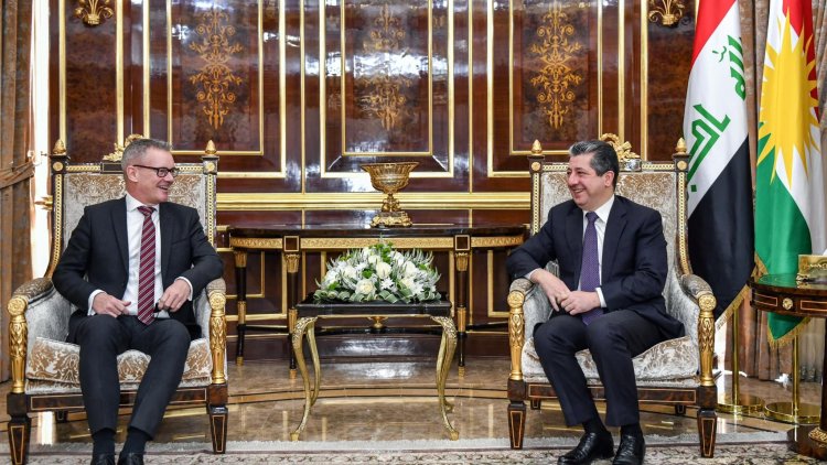 Başbakan Barzani ve Danimarka'nın Bağdat Büyükelçisi arasında görüşme