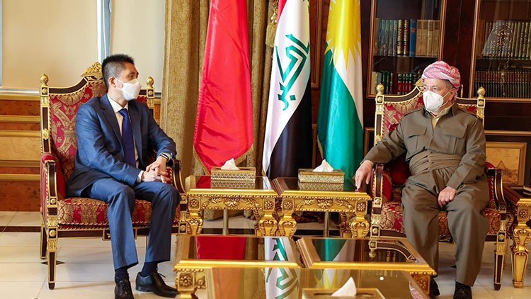 Başkan Barzani, Çin Büyükelçisi’ni kabul etti
