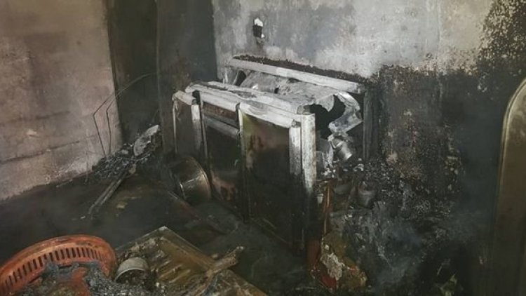 Duhok'ta gaz sızıntısından bir evde daha yangın çıktı