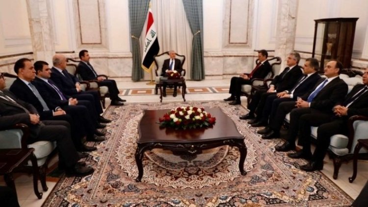 Irak Cumhurbaşkanı, Kürdistan Bölgesi heyetini ağırladı