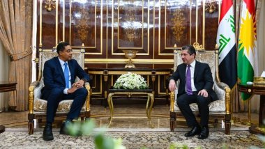 Başbakan Mesrur Barzani, Kuveyt’in yeni Bağdat Büyükelçisini kabul etti