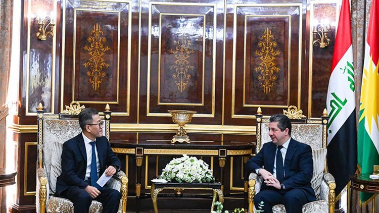 Başbakan Mesrur Barzani, Çin’in Erbil Başkonsolosunu kabul etti