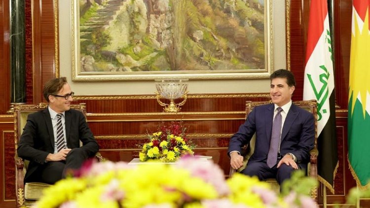 Neçirvan Barzani, Almanya Dışişleri Bakanlığı heyetiyle görüştü