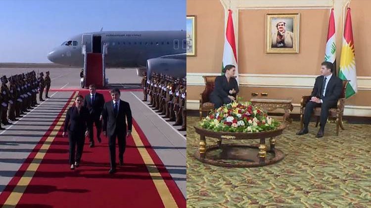 Macaristan Cumhurbaşkanı Novak Erbil’de