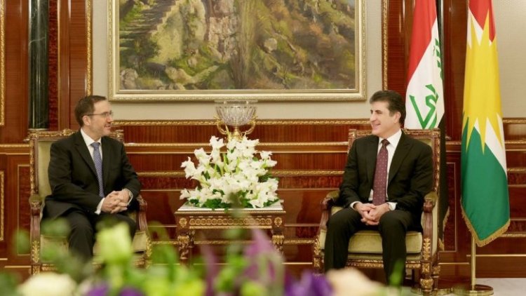 Neçirvan Barzani, İngiltere'nin Bağdat büyükelçisiyle görüştü