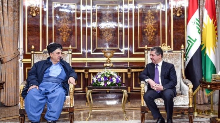 Başbakan Barzani, KSDP Genel Sekreteri Hacı Mahmud’u ağırladı