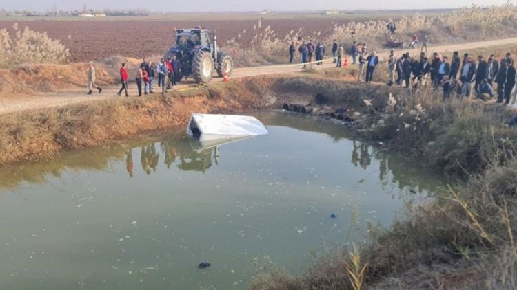 Urfa'da kaçak göçmenleri taşıyan minibüs sulama kanalına düştü: Çok sayıda ölü