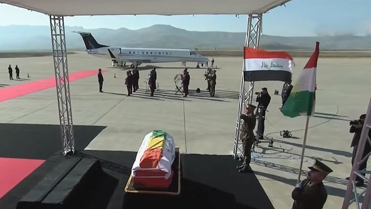 Kürdistan Komando Güçleri Komutanı Akam Omer’in naaşı Kürdistan’a getirildi