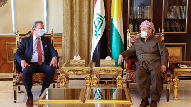 Başkan Mesud Barzani, Almanya’nın Erbil Başkonsolosunu kabul etti