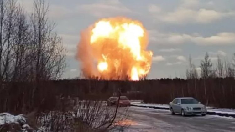 Rusya'da doğal gaz boru hattında patlama: Ölü ve yaralılar var