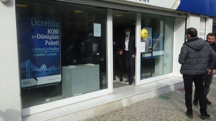 Diyarbakır’da bir bankaya silahlı saldırı