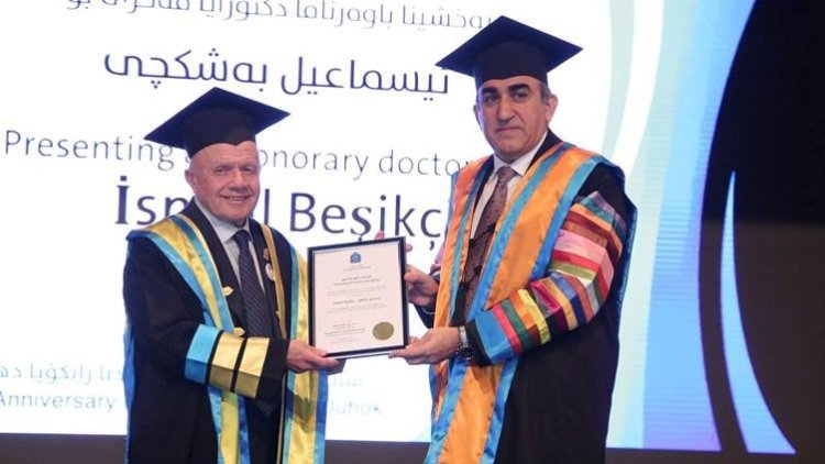 İsmail Beşikçi’ye Duhok Üniversitesi’nden ‘fahri doktora’ unvanı