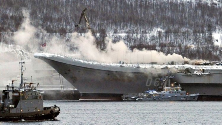 Rusya’nın tek uçak gemisinde yangın çıktı