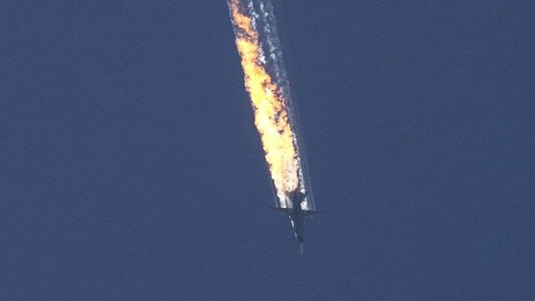 Suriye'de savaş uçağı düştü