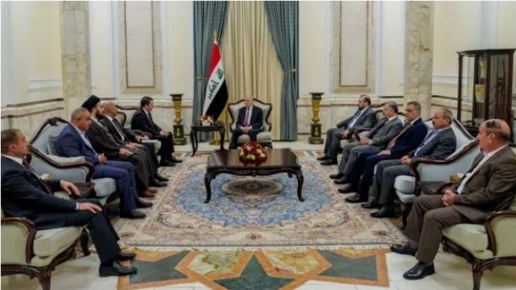 Irak Cumhurbaşkanı, Şengal temsilcileri heyetiyle görüştü