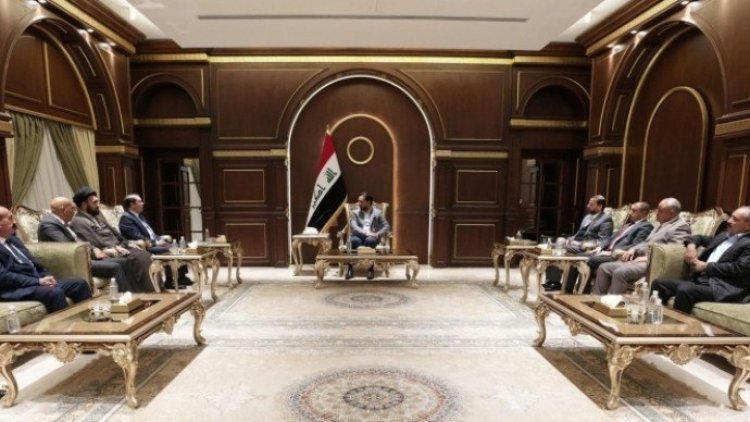Irak Parlemento Başkanı Halbusi, Şengal heyeti ile görüştü