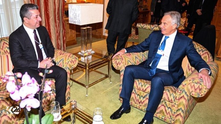 Başbakan Barzani, eski İngiltere Başbakanı Blair ile görüştü