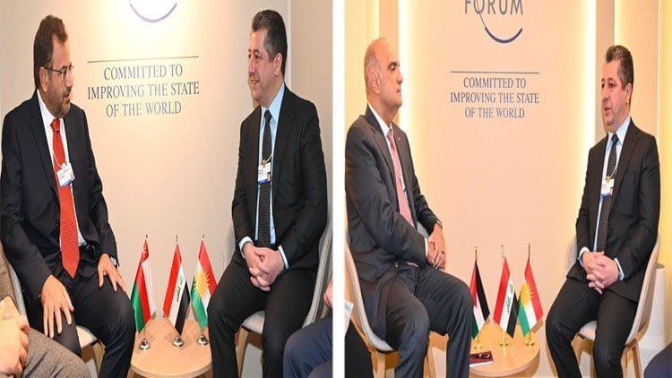 Başbakan Barzani'nin 'Davos' temasları sürüyor