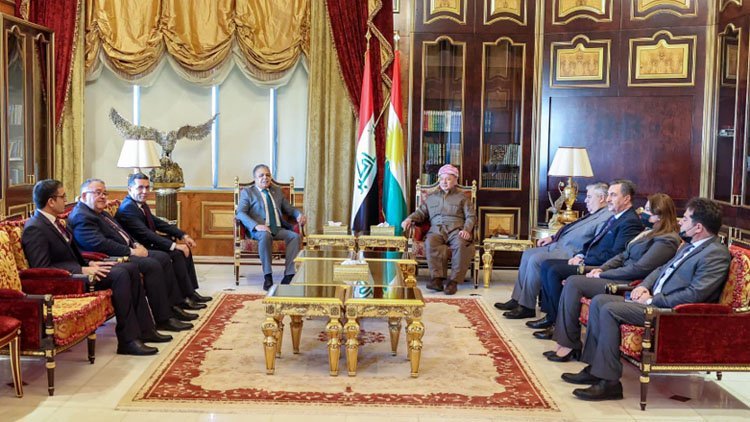 Başkan Mesud Barzani, Uluslararası Üniversiteler Konseyi heyeti ile bir araya geldi