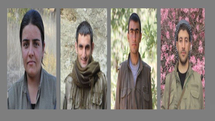 PKK hayatını kaybeden 4 üyesinin kimlik bilgilerini açıkladı