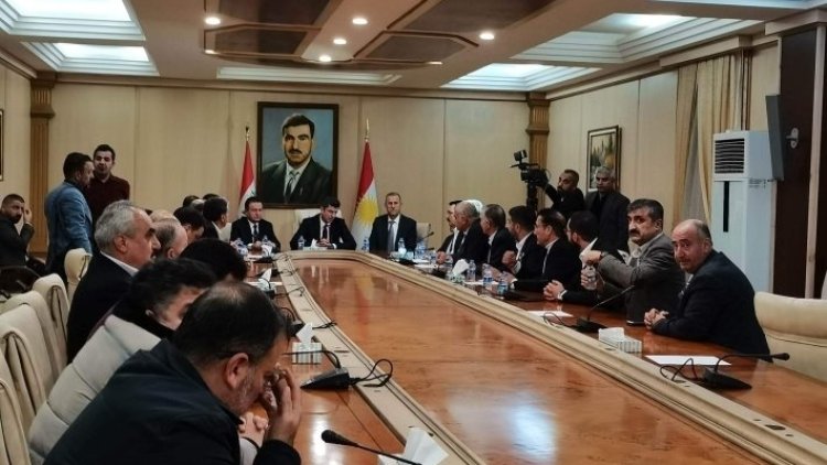 Mardin STK temsilcileri heyeti Duhok valisi ile görüştü