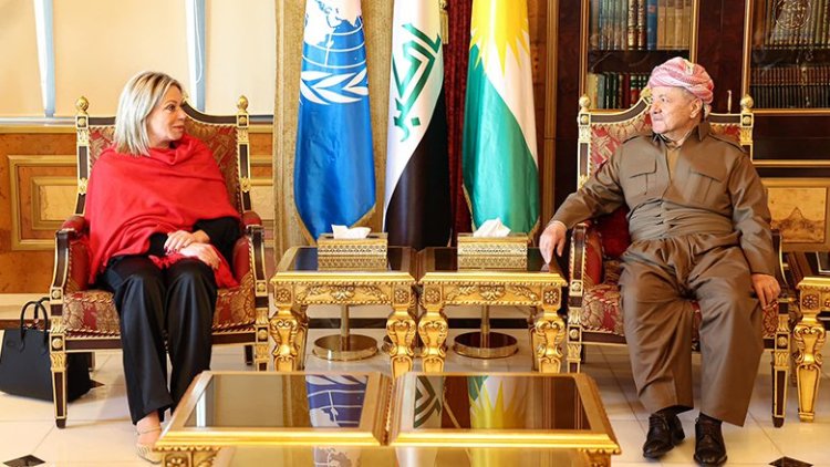 Başkan Barzani BM Temsilcisi'yle görüştü
