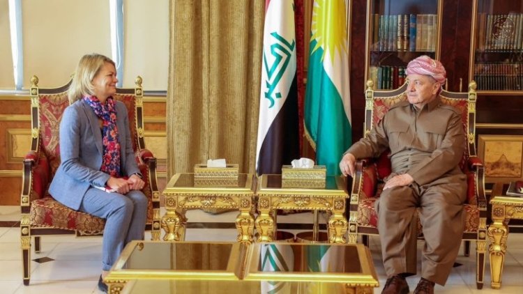 Başkan Barzani, İngiltere’nin yeni Erbil Başkonsolosu’yla görüştü