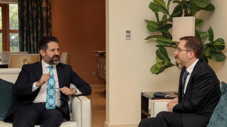 Kubad Talabani ile İngiltere'nin Bağdat Büyükelçisi arasında görüşme