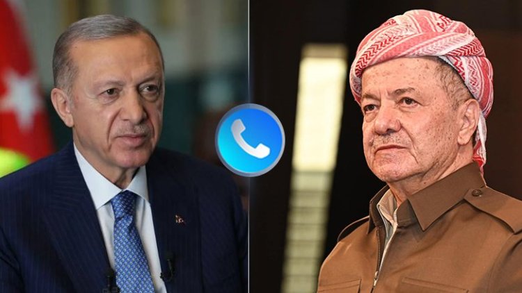Erdoğan’dan Başkan Barzani’ye teşekkür telefonu