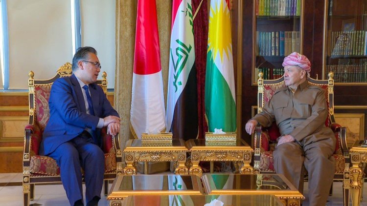 Başkan Barzani Japonya Büyükelçisi’yle görüştü