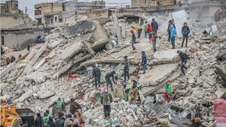 Rojava ve Suriye'de depremde yaşamını yitirenlerin sayısı 5 bin 800'ü geçti