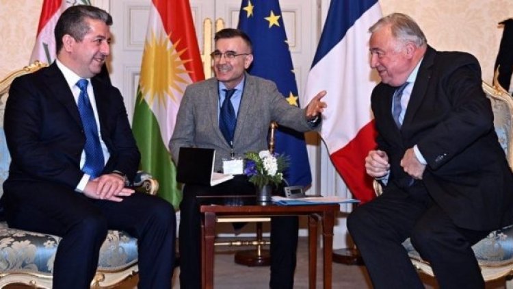 Başbakan Mesrur Barzani, Fransa Senatosu Başkanı ile görüştü