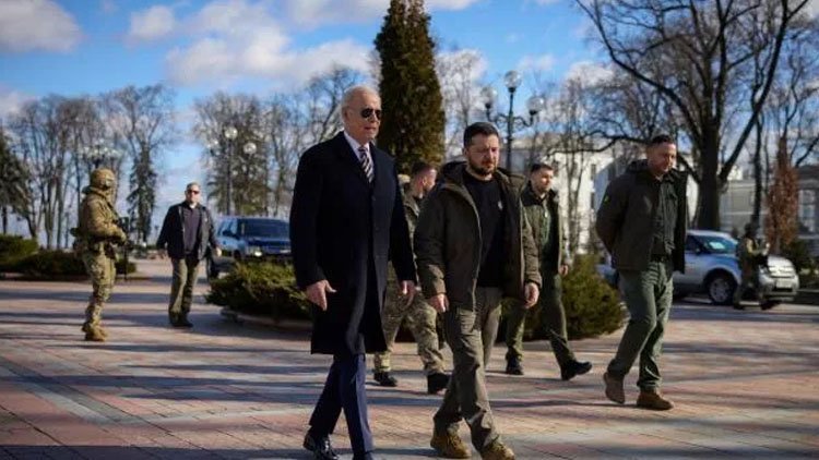 ABD Başkanı Joe Biden'ın Kiev ziyaretinin perde arkası! Gazetecilere gizlilik yemini ettirildi