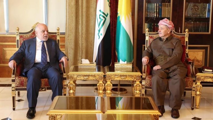 Başkan Barzani, Abadi ile Erbil-Bağdat ilişkilerini görüştü