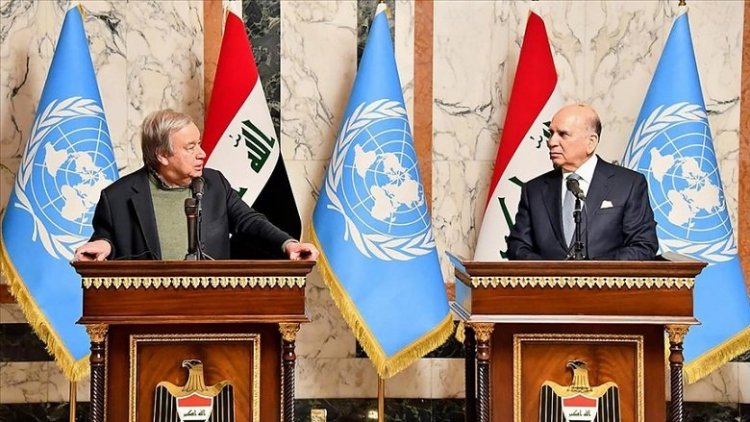 BM Genel Sekreteri Gutteres 6 yıl sonra Irak’a ilk ziyaretini gerçekleştirdi