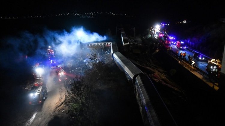 Yunanistan'da tren kazası: 29 ölü, 85 yaralı