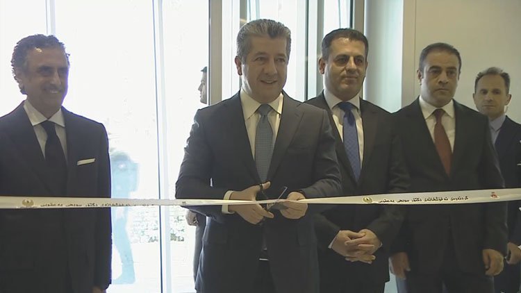 Başbakan başkent Erbil’de çocuk hastanesinin açılışını yaptı