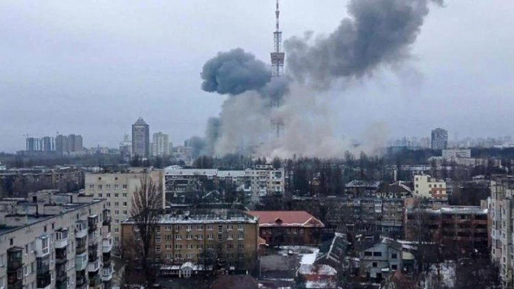 Ukrayna'da füze saldırıları: Kiev'de patlamalar