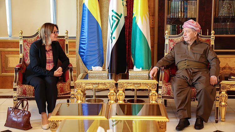 Başkan Barzani İsveç’in Bağdat Büyükelçisi ile bir araya geldi