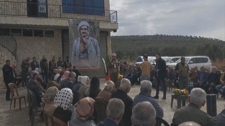 Afrin’de Mele Mustafa Barzani'nin 120’nci doğum günü nedeniyle anma