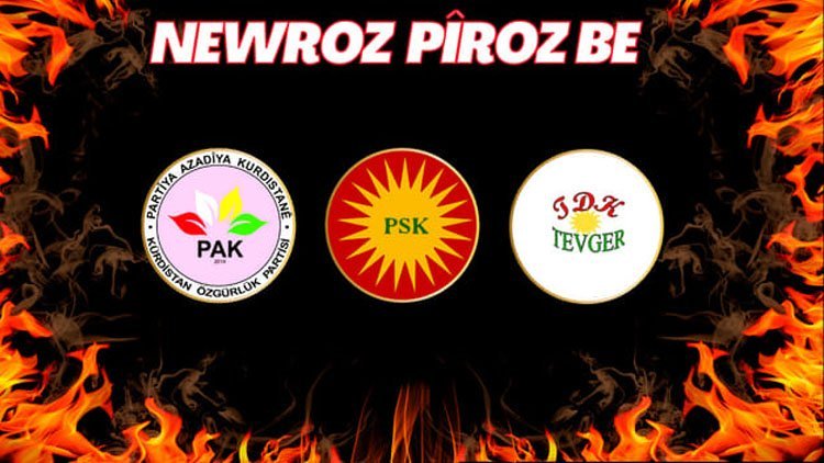 PAK, PSK ve TDK-TEVGER: Tüm Kürdistanlıların Newrozunu Kutluyoruz