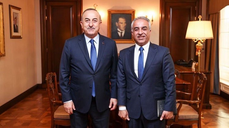 Barzani Yardım Vakfı Başkanı, Çavuşoğlu ile bir araya geldi