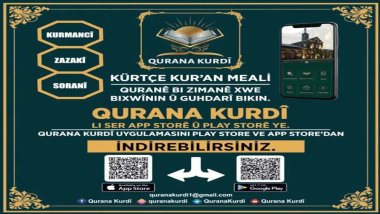 'Qurana Kurdî' geliştirilmiş ara yüzüyle yeniden mobil mağazalarda